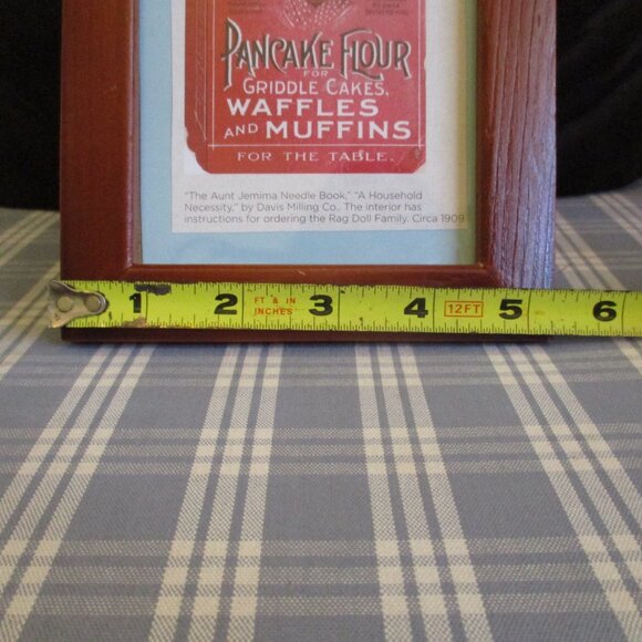 FINAL SALE Leaving Poshmark! Framed paper advertising Aunt Jemima Pancake Flour - Picture 3 of 5